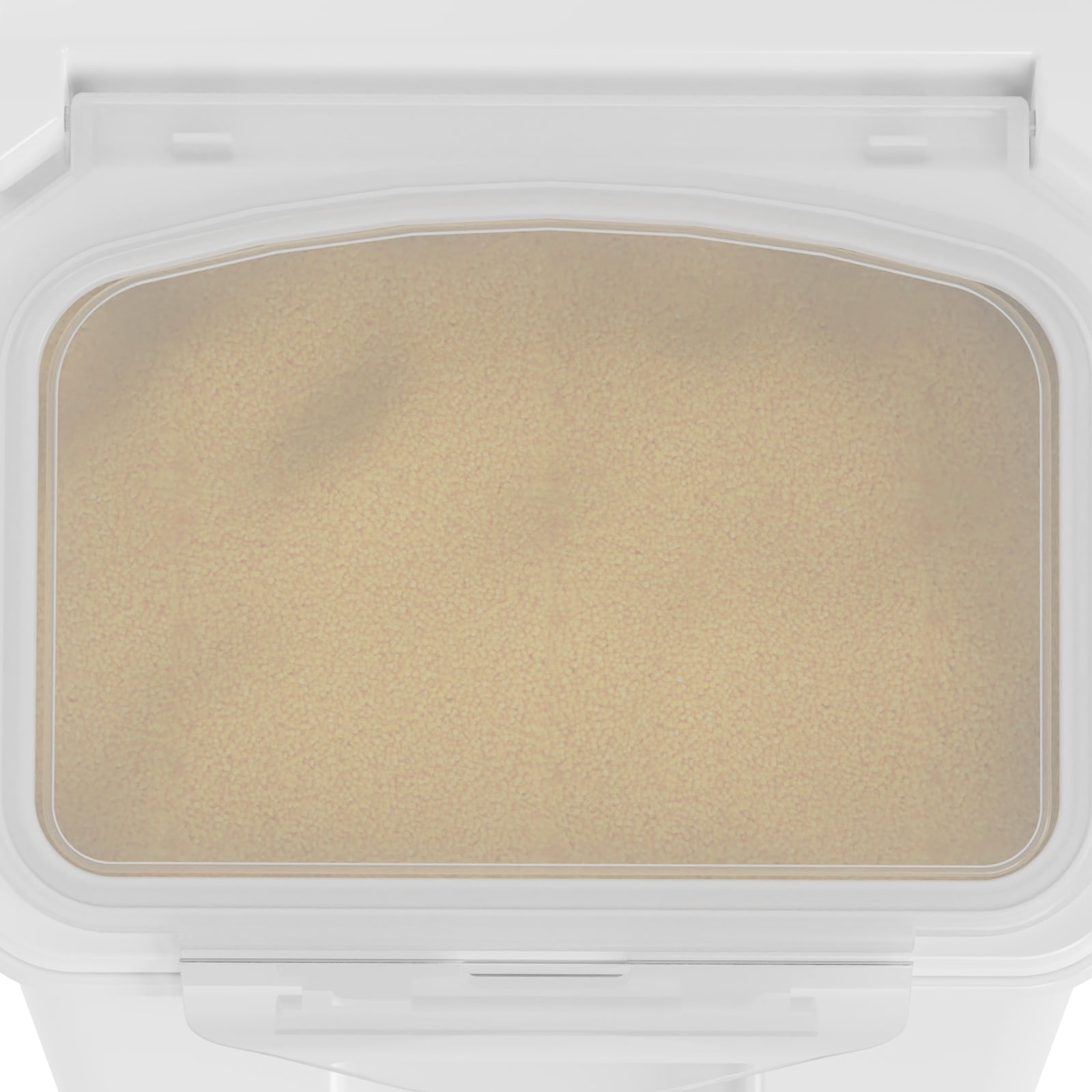 Airtight Kitchen Ingredient Storage Bin With Measuring Cups Set_voghion.com